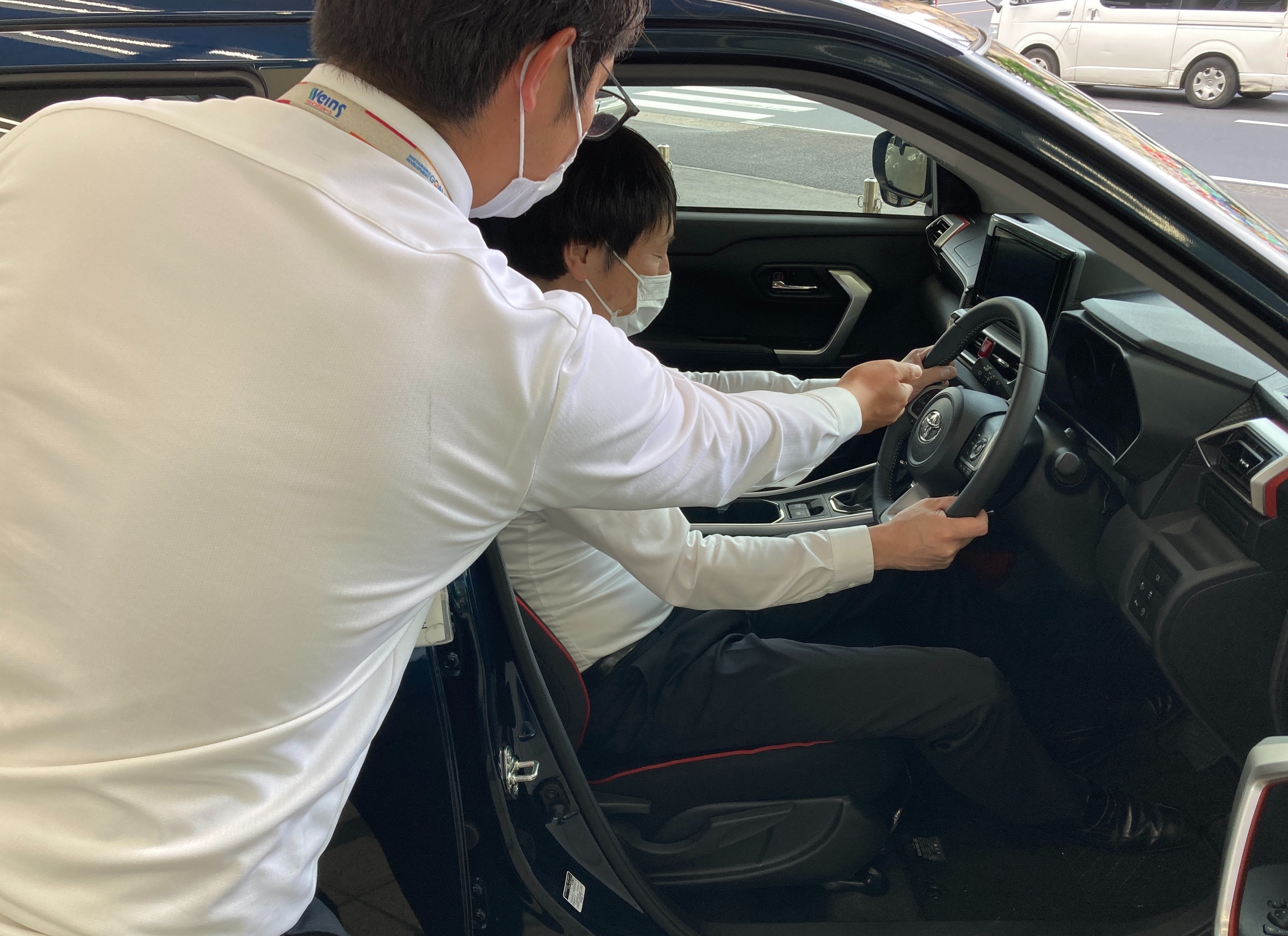 試乗 試乗コース トヨペット トヨタ 北加瀬 操作