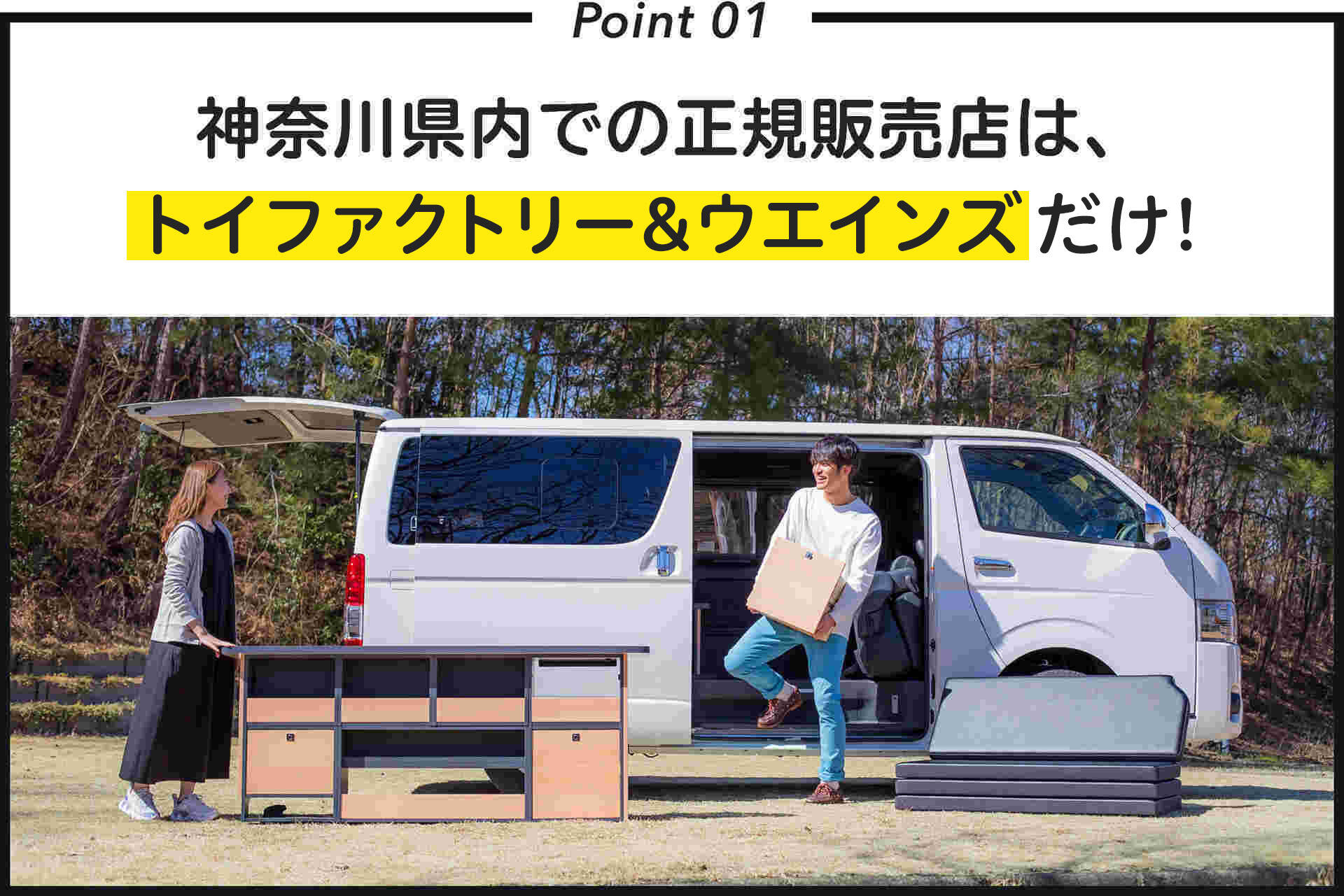 point01 神奈川県での正規販売店はトイファクトリー&ウエインズだけ!
