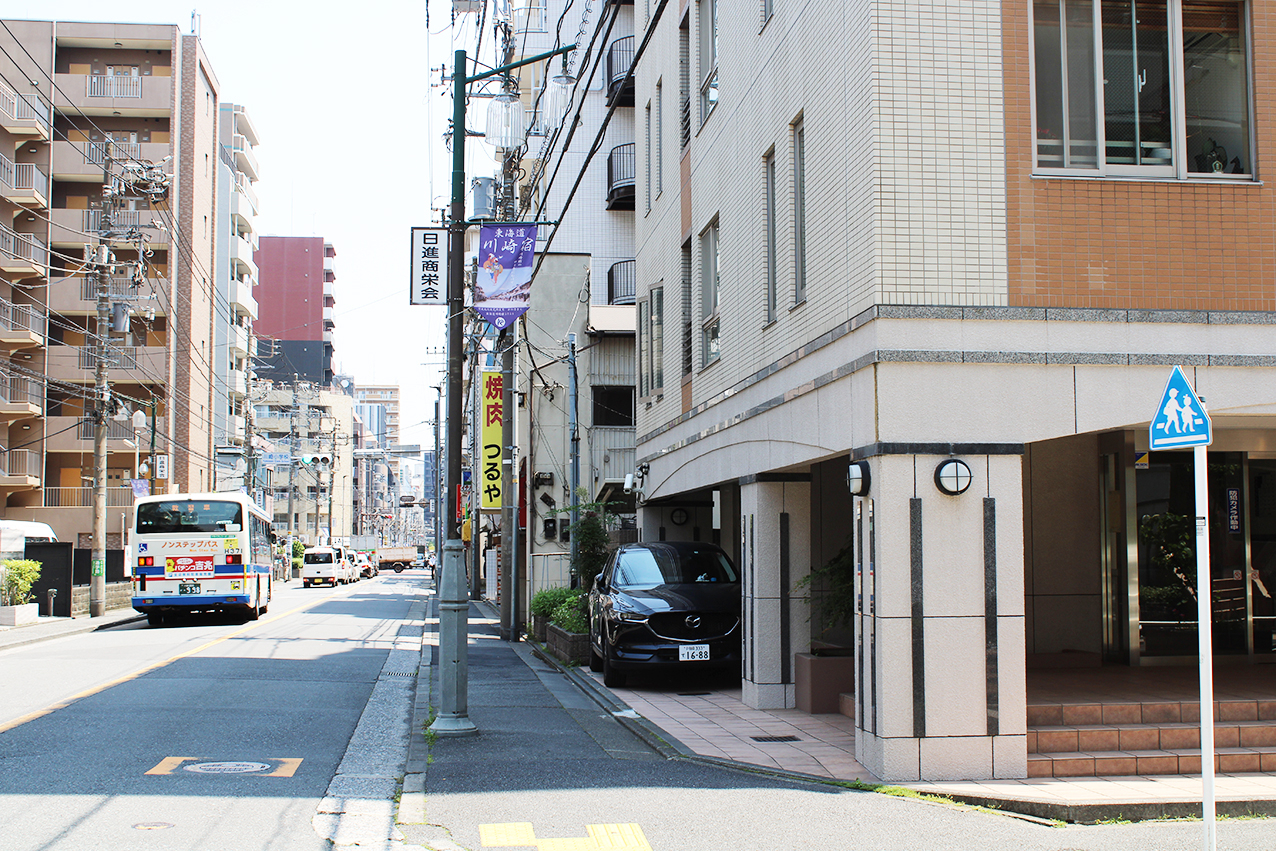 川崎日進店_「八丁畷駅」からの経路3