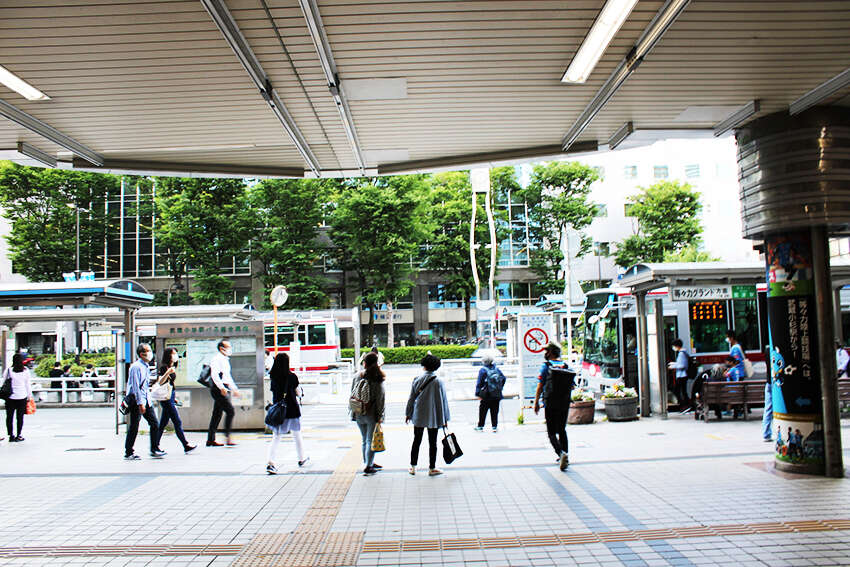 丸子店_JR南武線「武蔵小杉駅」からの経路1