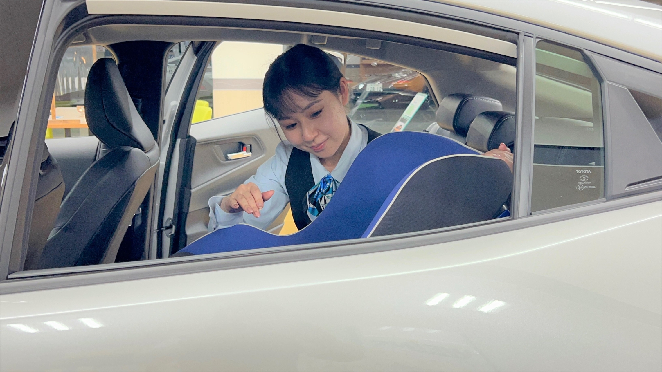 新型プリウス・チャイルドシート