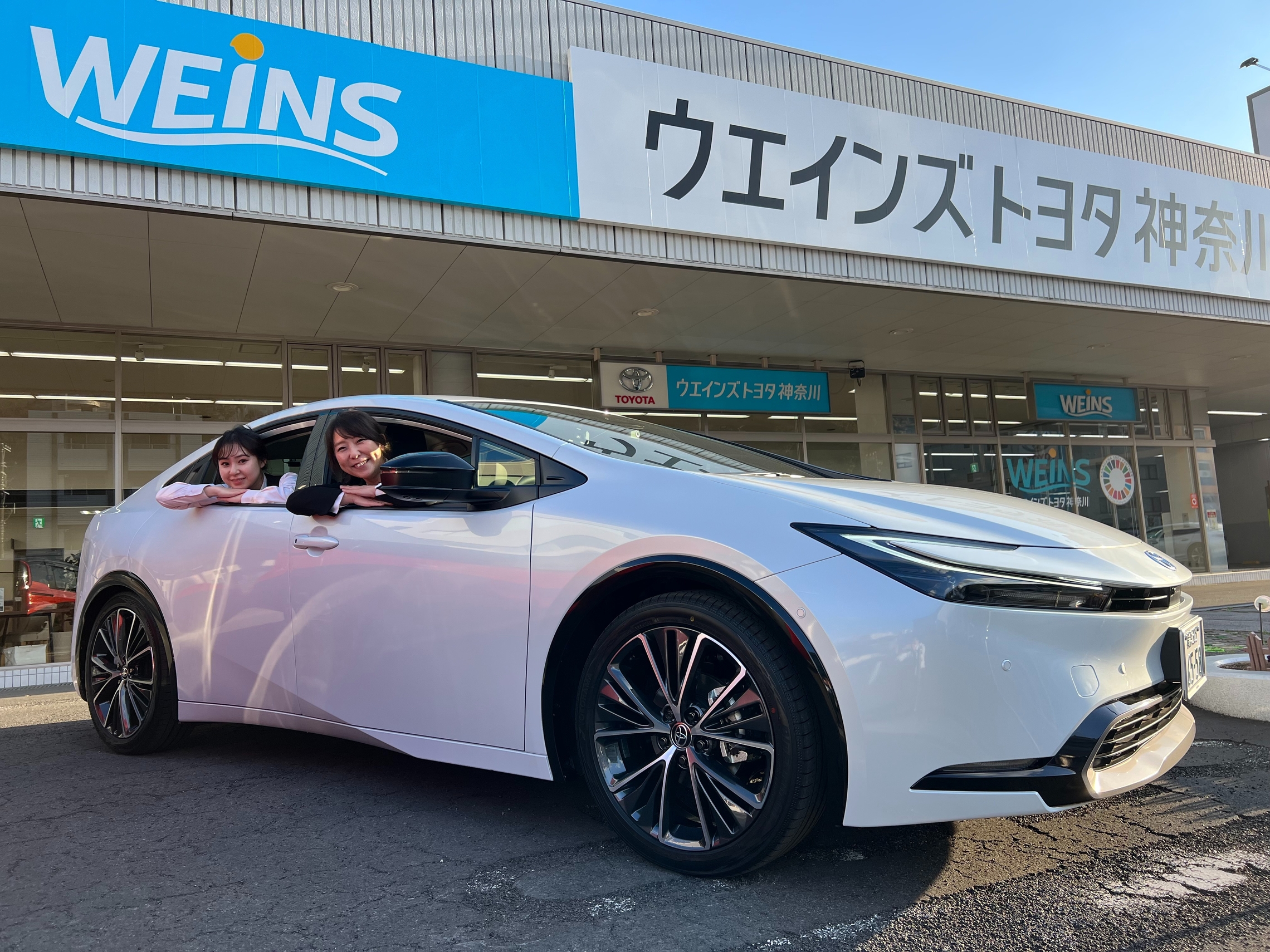 プリウス試乗車