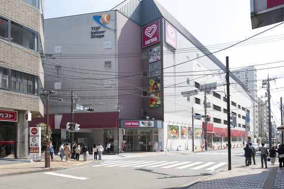 467_経路３相模大野駅南口交差点を左折します