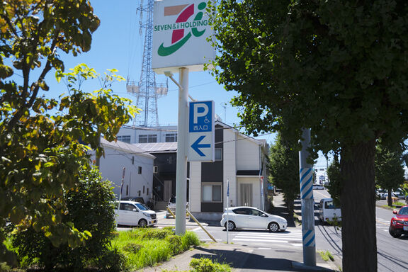 567_経路３_バス進行方向一つ目の角を左折します