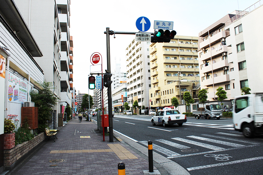 丸子店_東急東横線「新丸子駅」からの経路2