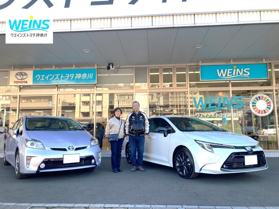 新車納車おめでとうございます。素敵な思い出がたくさんできますように