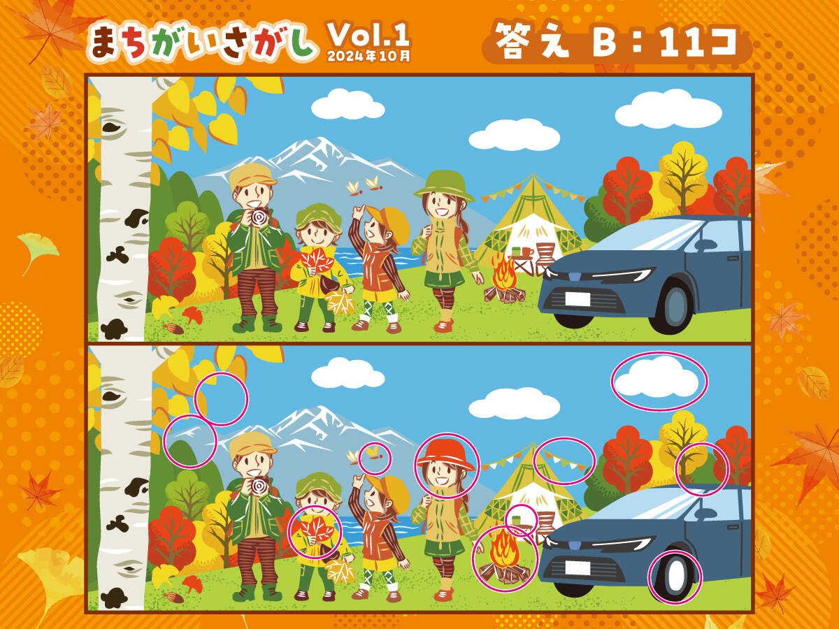 まちがいさがしVol.1 答え合わせ | 神奈川県のトヨタ車ディーラーなら