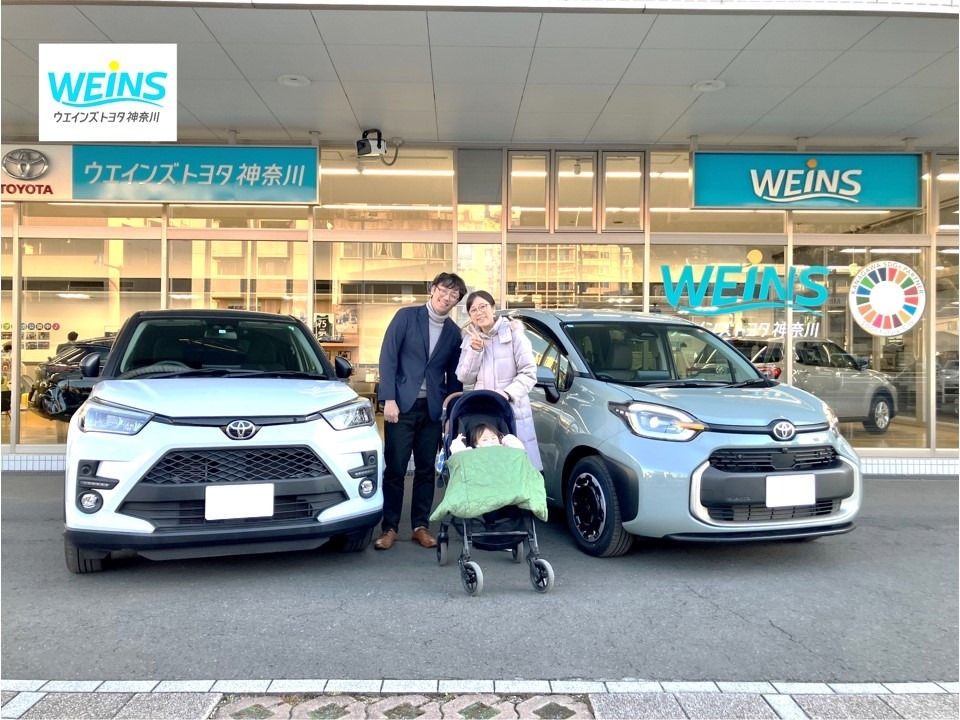 新車納車おめでとうございます！！素敵なカーライフになりますように！