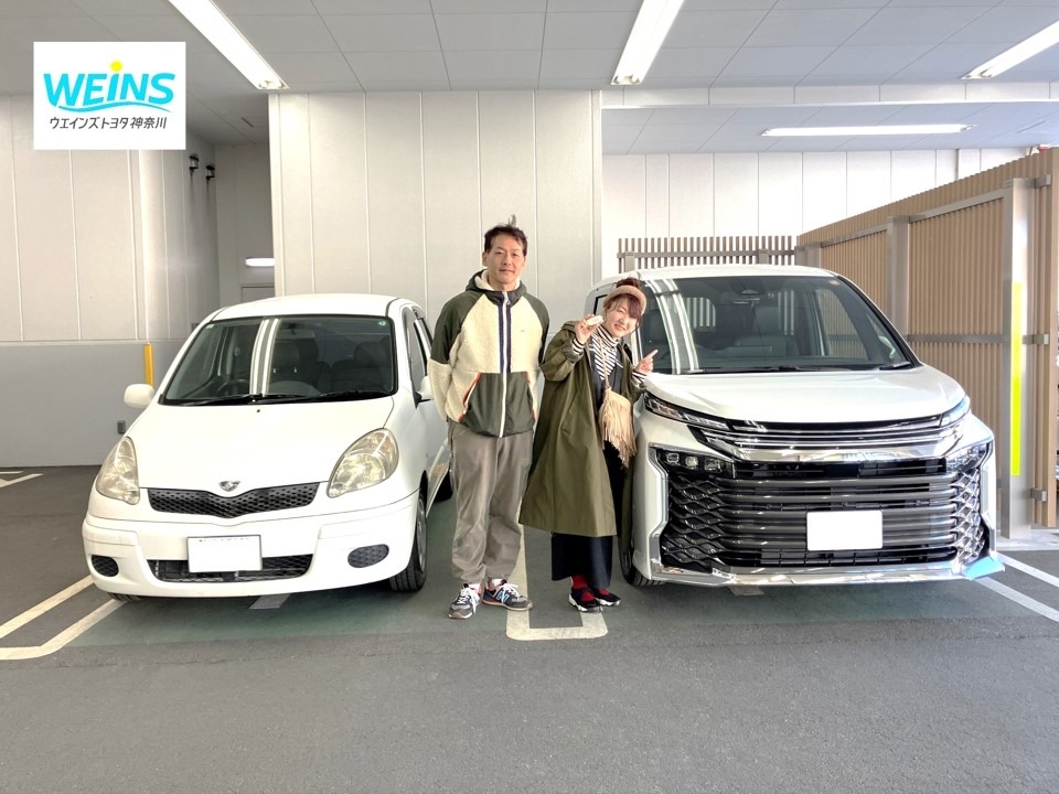新車納車おめでとうございます！！素敵なカーライフになりますように！