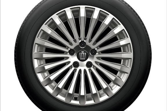 235/55R19タイヤ＆19×8Jアルミホイール（ハイパークロームメタリック塗装）