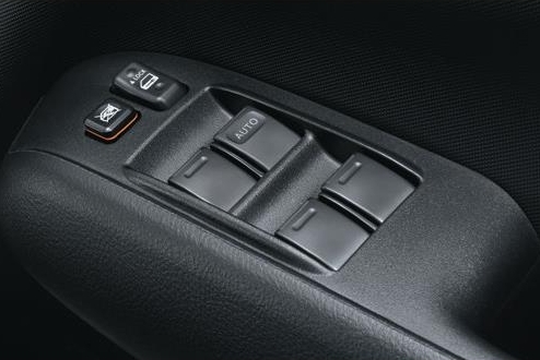 パワーウインドゥ（運転席ワンタッチ式／挟み込み防止機能付）＆ドアキー連動電気式ドアロック（バックドア連動）　前席+後席