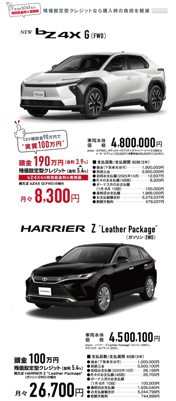 bZ4X｜キャンペーン | 神奈川県のトヨタ車ディーラーなら【ウエインズ